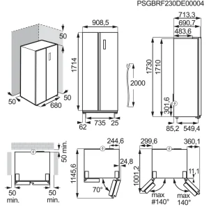Frigorífico Americano AEG ORX9V351DB - Image 9