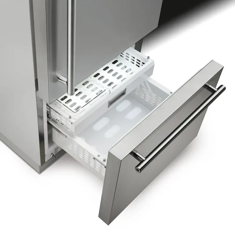 Frigorífico Combinado Smeg RF376RSIX - Classica, Inox, 220x74cm, Dobr Dta, F - Image 6