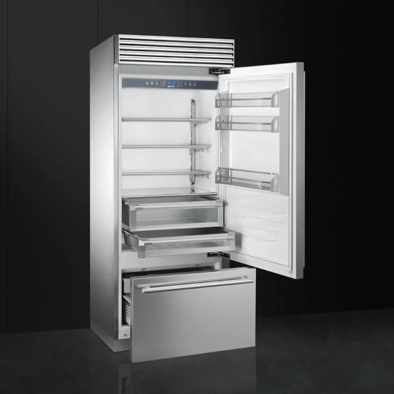 Frigorífico Combinado Smeg RF396RSIX - Classica, Inox, Dta, 220x90cm, F - Image 2