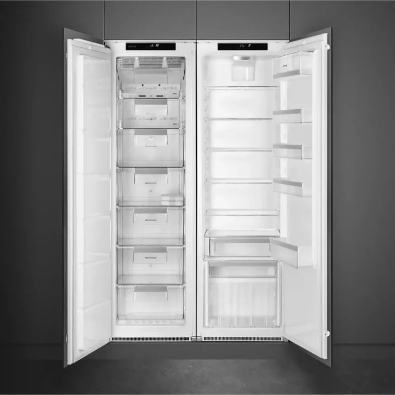 Congelador Vertical Smeg S8F174NE - NF, 177x54cm, E - Image 2