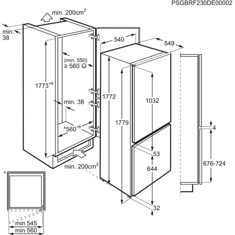 Frigorífico Combinado AEG SCB618E6TS - Image 7