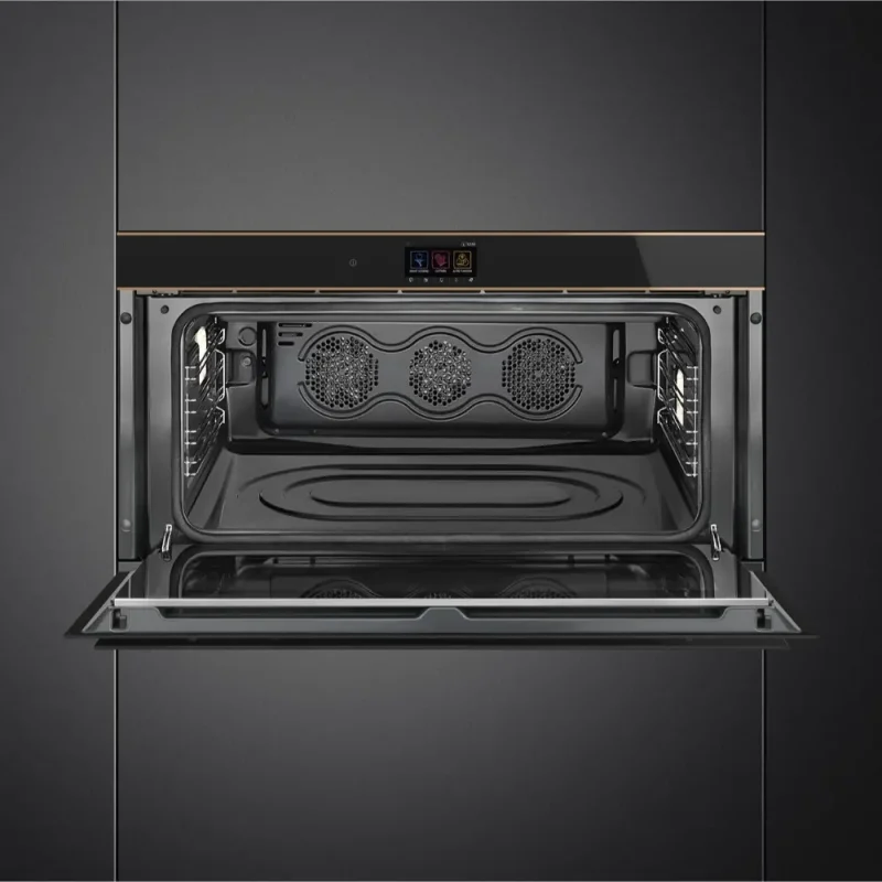 Forno Pirolítico Smeg SFPR9604TNR - DSN, Preto, 90x48cm, A+ - Image 3