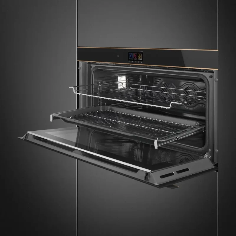 Forno Pirolítico Smeg SFPR9604TNR - DSN, Preto, 90x48cm, A+ - Image 5