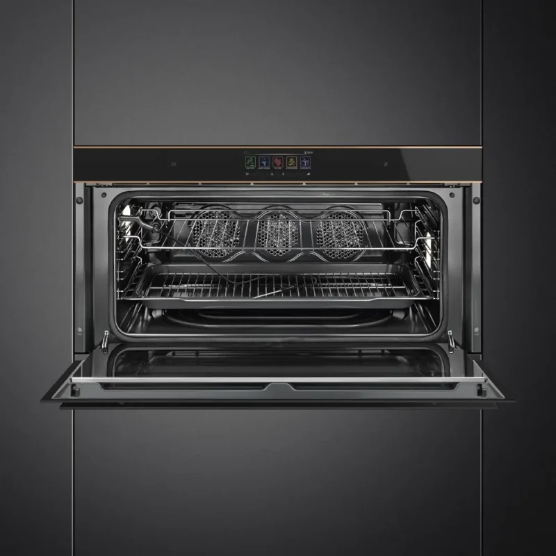 Forno Pirolítico Smeg SFPR9606WTPNR - DSN, Preto, 90x48cm, Connect, A+ - Image 2