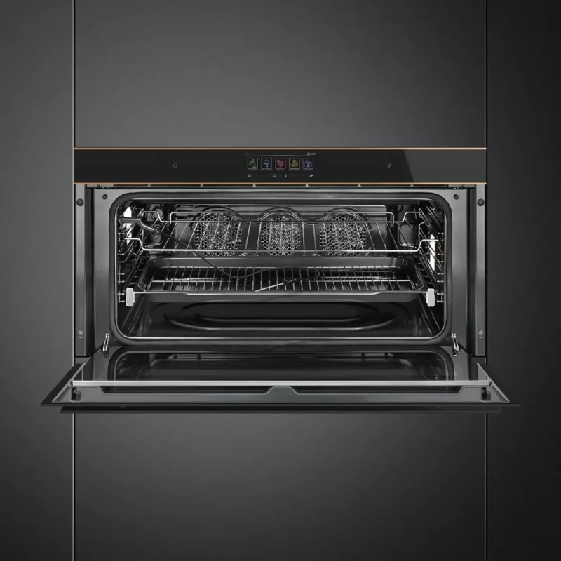 Forno Pirolítico Smeg SFPR9606WTPNR - DSN, Preto, 90x48cm, Connect, A+ - Image 4