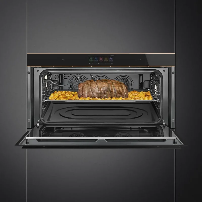 Forno Pirolítico Smeg SFPR9606WTPNR - DSN, Preto, 90x48cm, Connect, A+ - Image 6