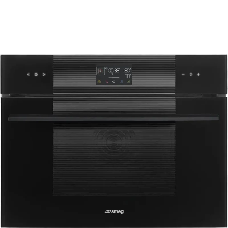 Forno Steam100 Smeg SO4102S3B3 - Linea, Preto, 60x45cm, A++