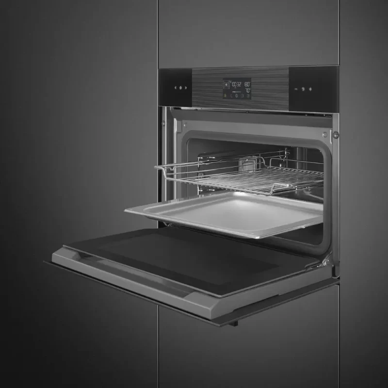 Forno Steam100 Smeg SO4102S3B3 - Linea, Preto, 60x45cm, A++ - Image 4