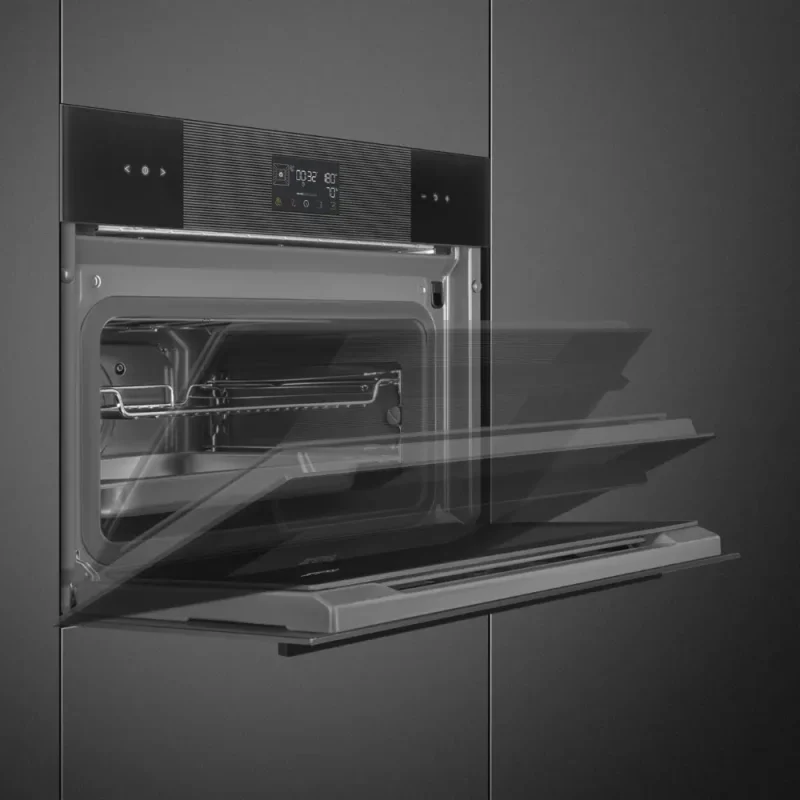 Forno Steam100 Smeg SO4102S3B3 - Linea, Preto, 60x45cm, A++ - Image 10