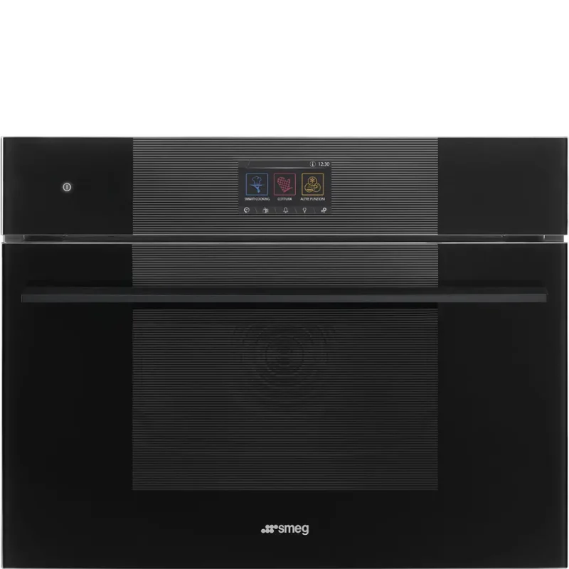 Forno Steam100Pro Smeg SO4104S4PB3 - Linea, Preto, 60x45cm, A++