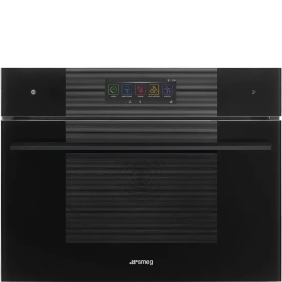 Forno OmniChef Smeg SO4106WAPB3 - Linea, Preto, 60x45, Connect