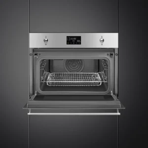 Forno com Microondas Smeg SO4302M1X - Classica, Inox,60x45cm - Image 2