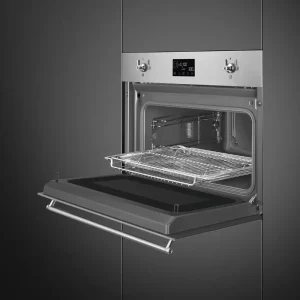 Forno com Microondas Smeg SO4302M1X - Classica, Inox,60x45cm - Image 4