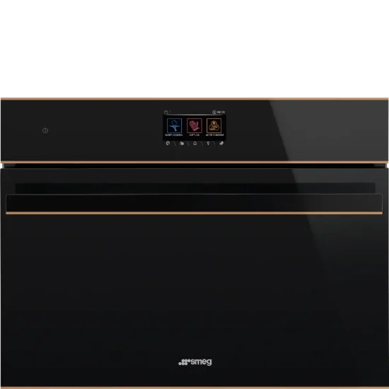 Forno Steam100Pro Smeg SO4604S4PNR - DSN, Preto, 60x45cm, A++