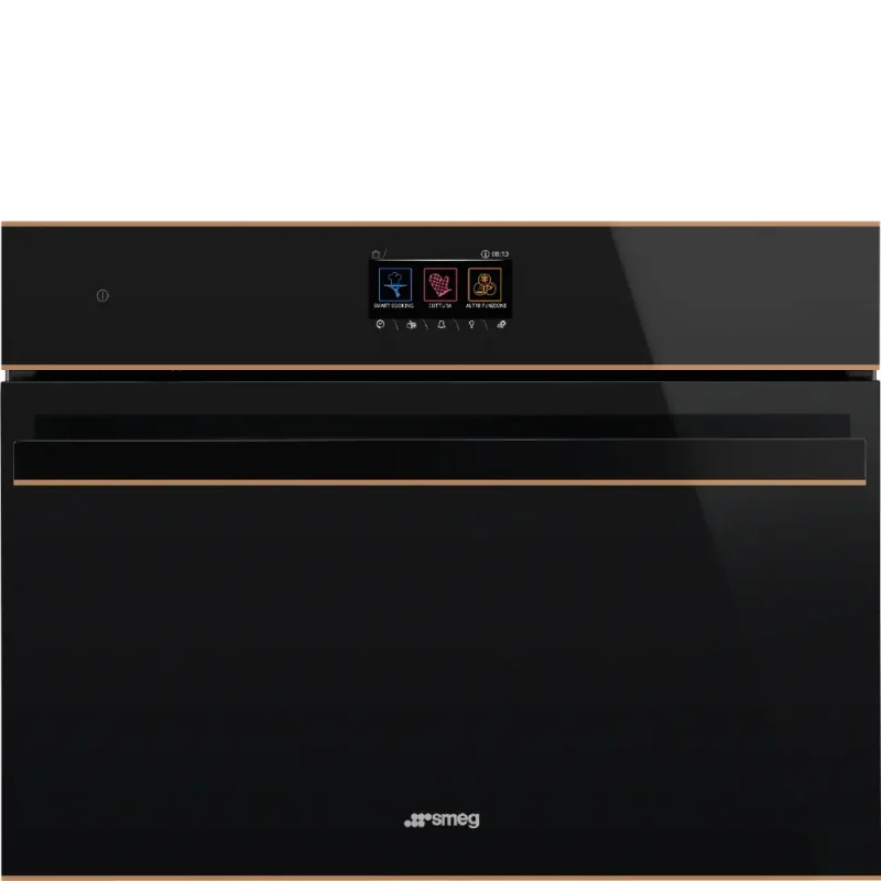 Forno Steam100Pro Smeg SO4604S4PNR - DSN, Preto, 60x45cm, A++