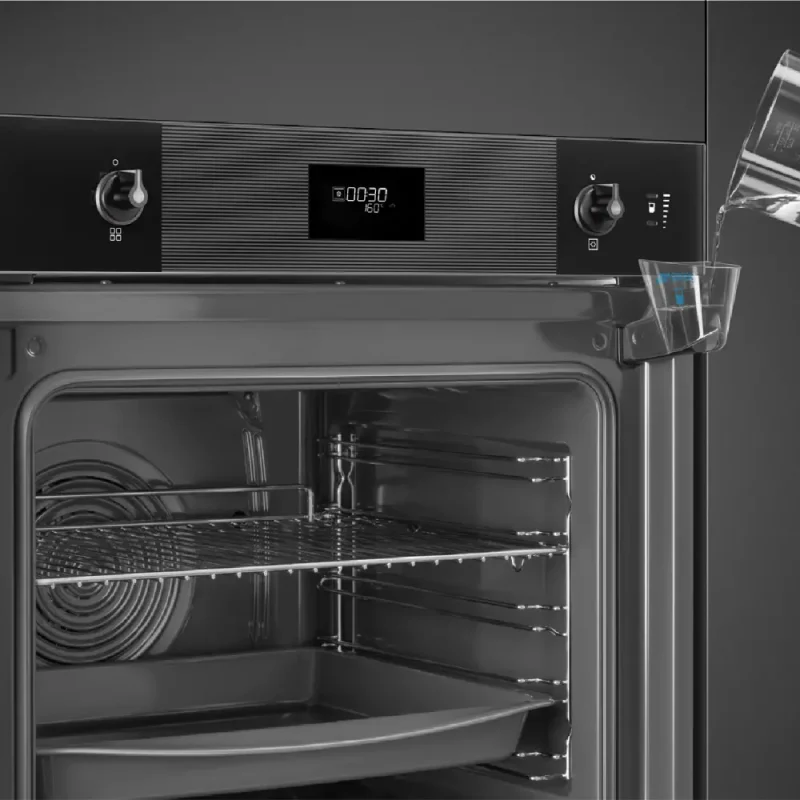 Forno Steam One Smeg SO6101S2B3 - Linea, Preto, 60x60cm, A+ - Image 5