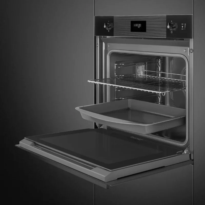Forno Steam One Smeg SO6101S2B3 - Linea, Preto, 60x60cm, A+ - Image 4