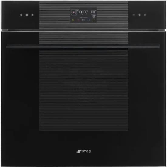 Forno Steam100 Smeg SO6102S3PB3 - Linea, Preto, 60x60cm, A++