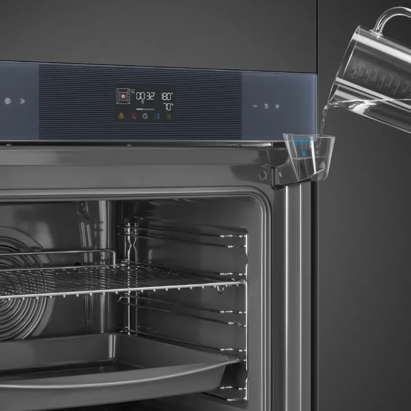 Forno Steam100 Smeg SO6102S3PG - Linea, Neptune Grey, 60x60cm, A++ - Image 3
