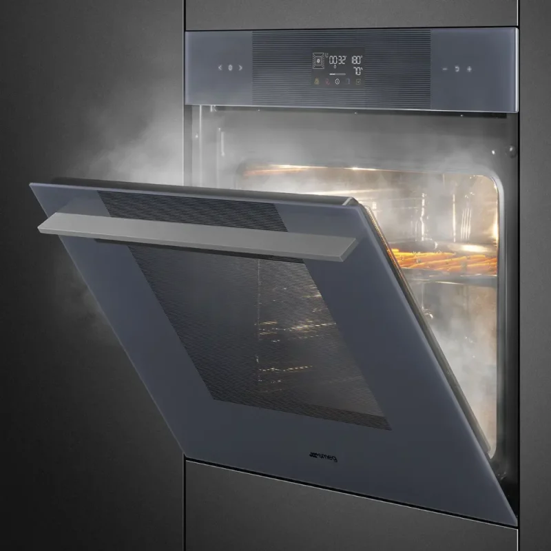 Forno Steam100 Smeg SO6102S3PG - Linea, Neptune Grey, 60x60cm, A++ - Image 5