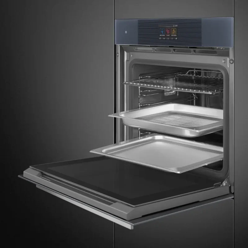 Forno Steam100Pro Smeg SO6104S4PG - Linea, Neptune Grey, 60x60cm, A++ - Image 4