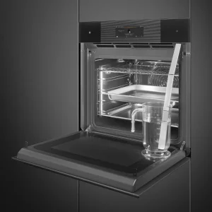 Forno OmniChef Smeg SO6106WAPB3 - Linea, Preto, 60x60cm, Connect - Image 9
