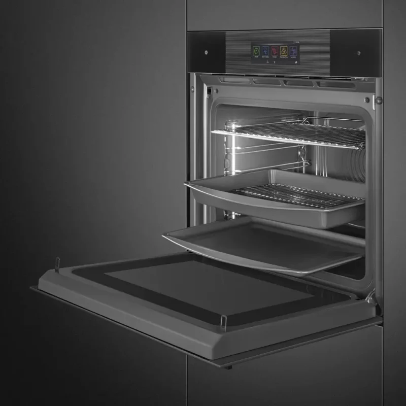 Forno OmniChef Smeg SO6106WAPB3 - Linea, Preto, 60x60cm, Connect - Image 8