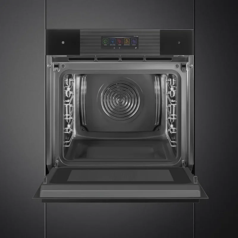 Forno OmniChef Smeg SO6106WAPB3 - Linea, Preto, 60x60cm, Connect - Image 2