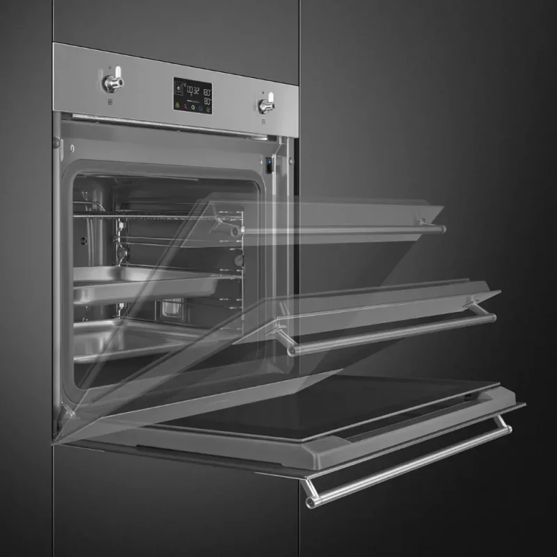 Forno Steam100 Smeg SO6302S3PX - Classica, Inox, 60x60cm, A++ - Image 6