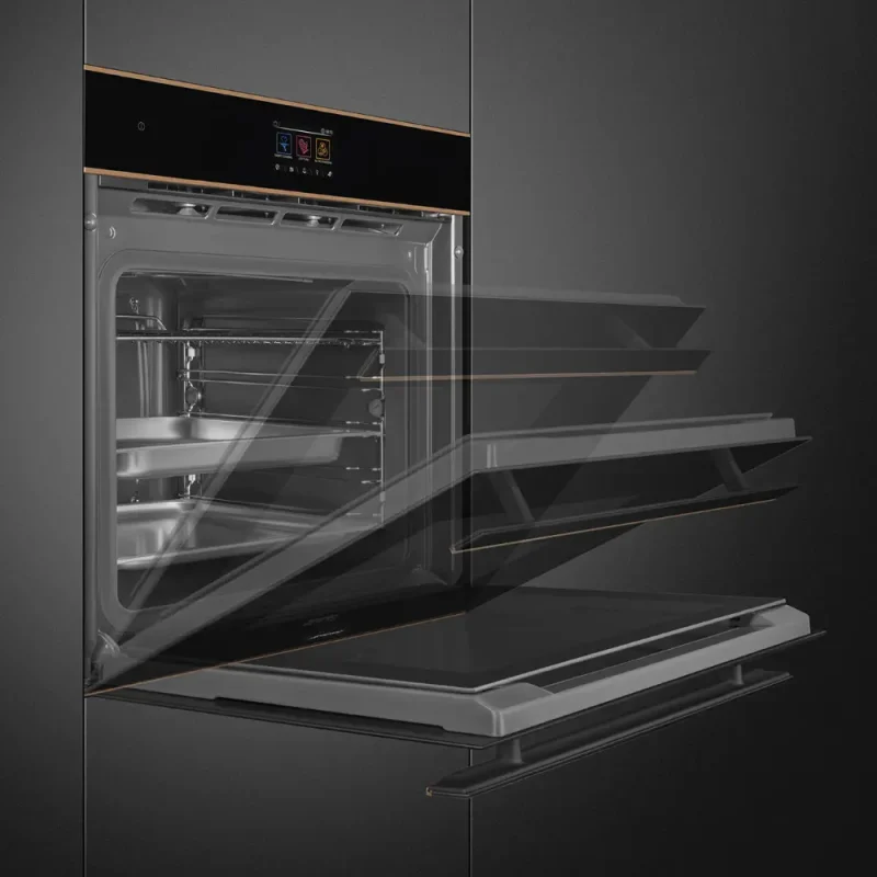 Forno Steam100Pro Smeg SO6604S4PNR - DSN, Preto, 60x60cm, A++ - Image 8