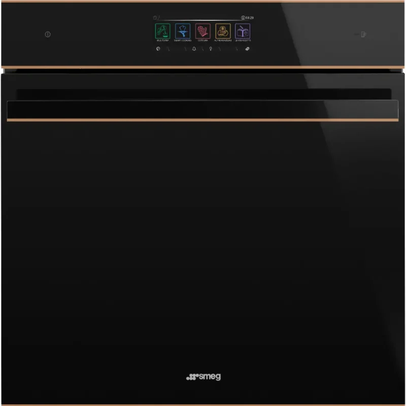 Forno Steam100Pro Smeg SO6606WS4PNR - DSN, Preto, 60x60cm, Connect, A++