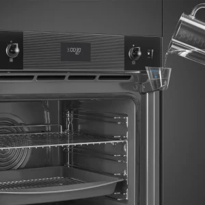 Forno Piro Steam Smeg SOP6101S2B3 - Linea, Preto, 60x60cm, A+ - Image 7