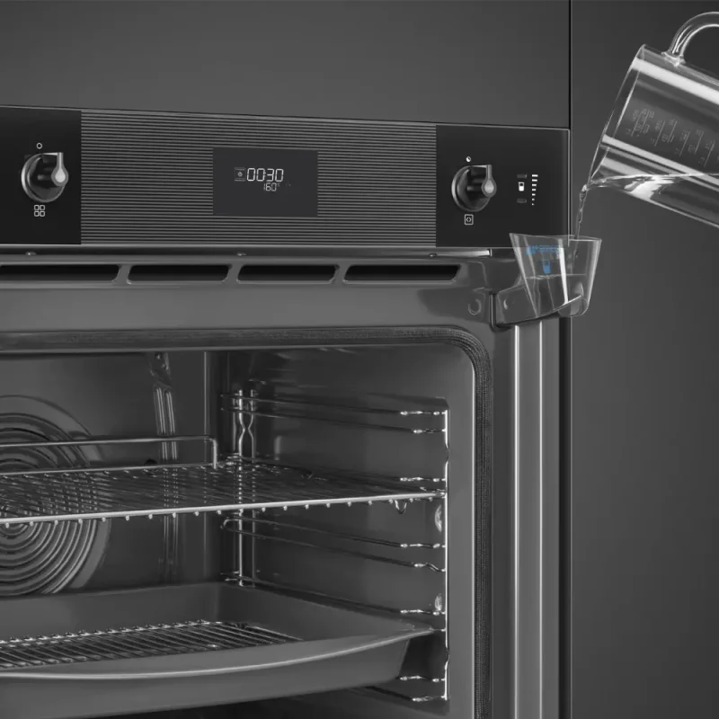 Forno Piro Steam Smeg SOP6101S2B3 - Linea, Preto, 60x60cm, A+ - Image 7