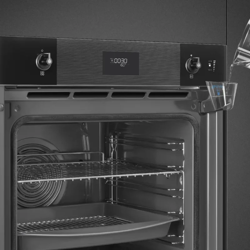 Forno Piro Steam Smeg SOP6101S2B3 - Linea, Preto, 60x60cm, A+ - Image 4