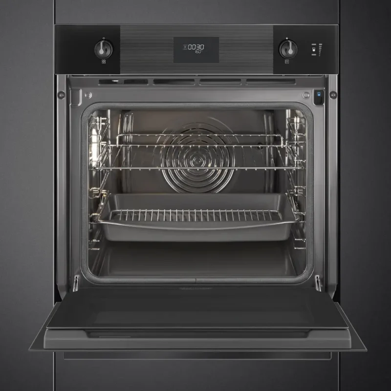 Forno Piro Steam Smeg SOP6101S2B3 - Linea, Preto, 60x60cm, A+ - Image 3