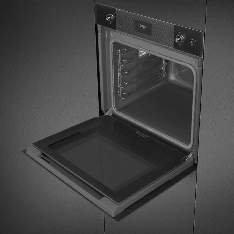 Forno Piro Steam Smeg SOP6101S2B3 - Linea, Preto, 60x60cm, A+ - Image 6