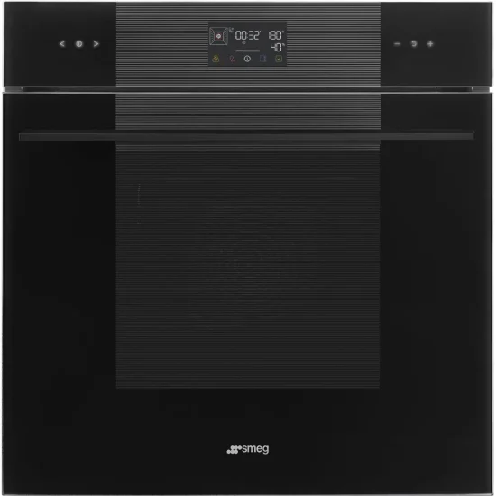 Forno Piro Steam Smeg SOP6102S2PB3 - Linea, Preto, 60x60cm, A+