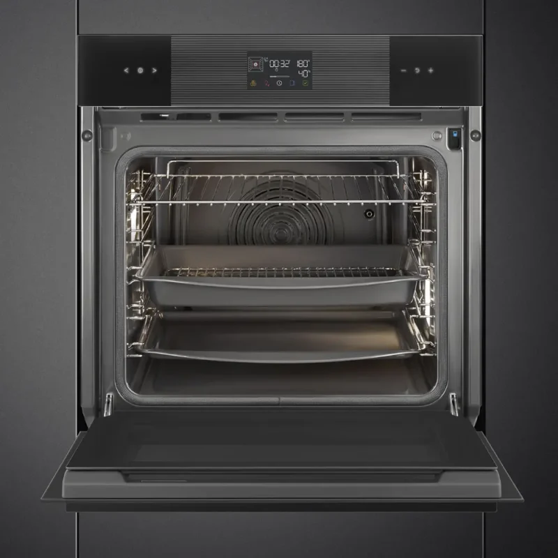 Forno Piro Steam Smeg SOP6102S2PB3 - Linea, Preto, 60x60cm, A+ - Image 2