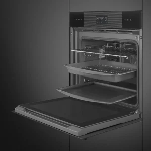 Forno Piro Steam Smeg SOP6102S2PB3 - Linea, Preto, 60x60cm, A+ - Image 4