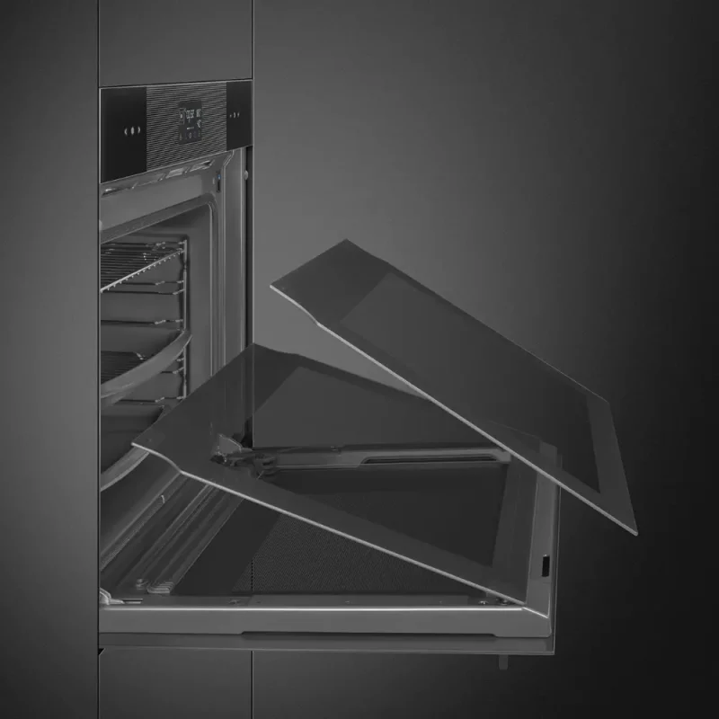 Forno Piro Steam Smeg SOP6102S2PB3 - Linea, Preto, 60x60cm, A+ - Image 7