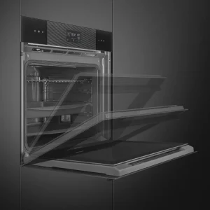 Forno Piro Steam Smeg SOP6102S2PB3 - Linea, Preto, 60x60cm, A+ - Image 8