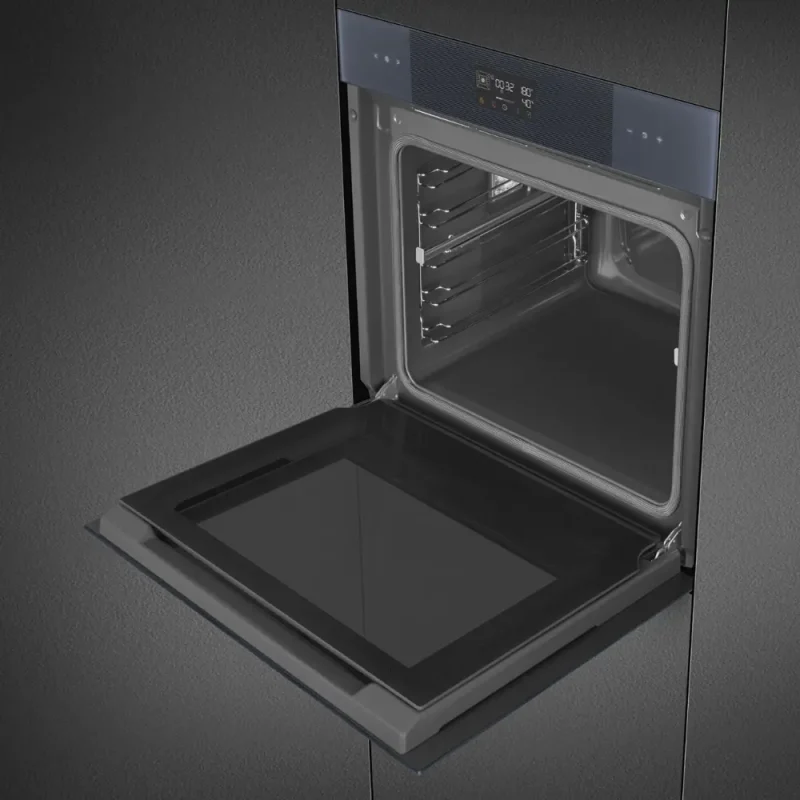 Forno Piro Steam Smeg SOP6102S2PG - Linea, Neptune Grey, 60x60cm, A+ - Image 8