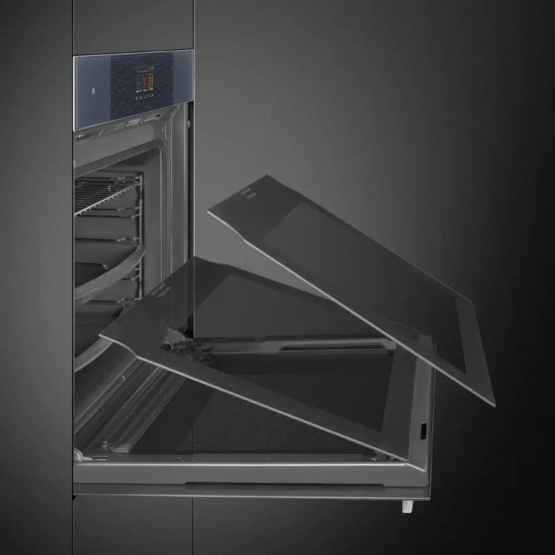 Forno Pirolítico Smeg SOP6104TPG - Linea, Neptune Grey, 60x60cm, A+ - Image 4