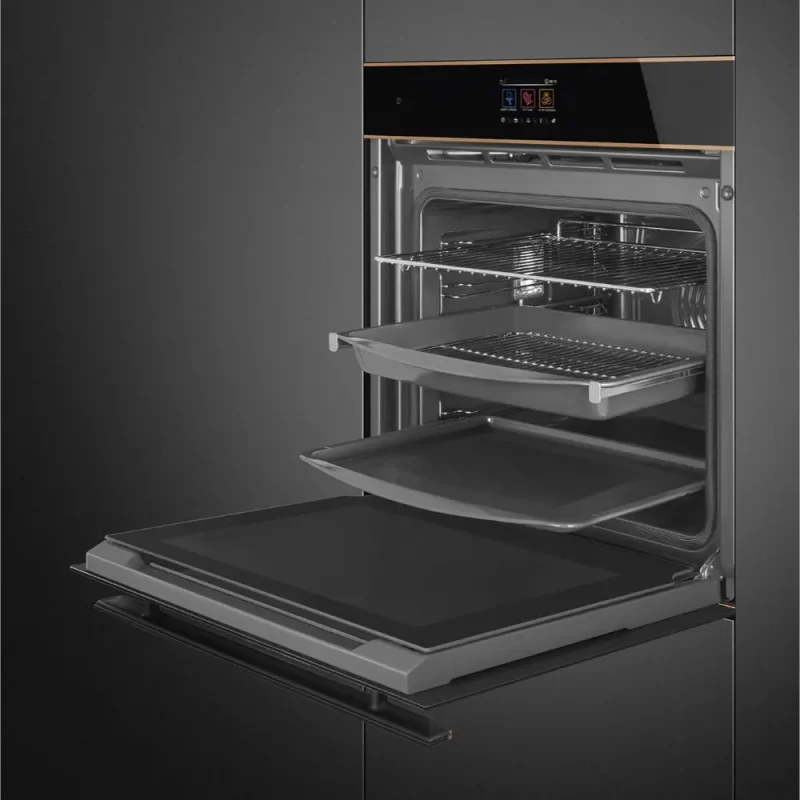 Forno Piro Steam Smeg SOP6604S2PNR - DSN, Preto, 60x60cm, A+ - Image 4