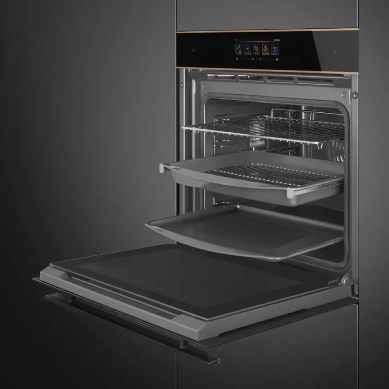 Forno Piro Steam Smeg SOP6606WS2PNR - DSN, Preto, 60x60cm, Connect, A+ - Image 3