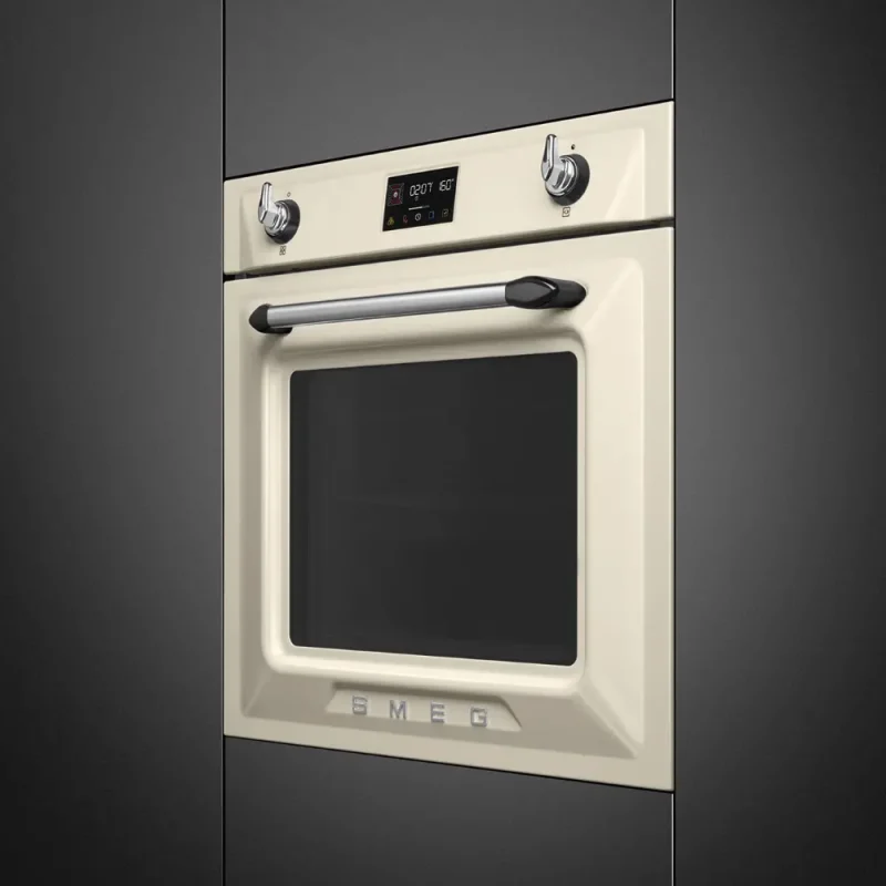 Forno Piro Steam Smeg SOP6902S2PP - Victoria, Creme, 60x60cm, A+ - Image 9