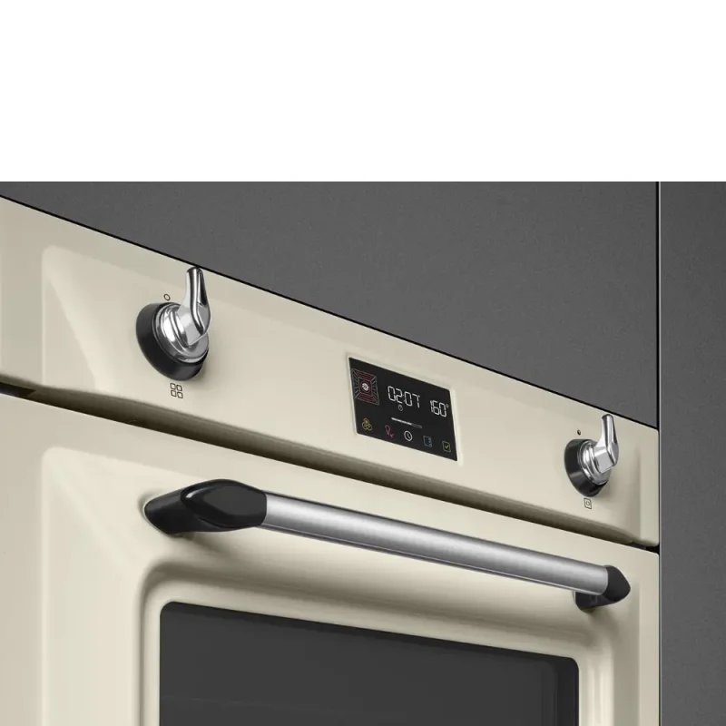 Forno Piro Steam Smeg SOP6902S2PP - Victoria, Creme, 60x60cm, A+ - Image 8