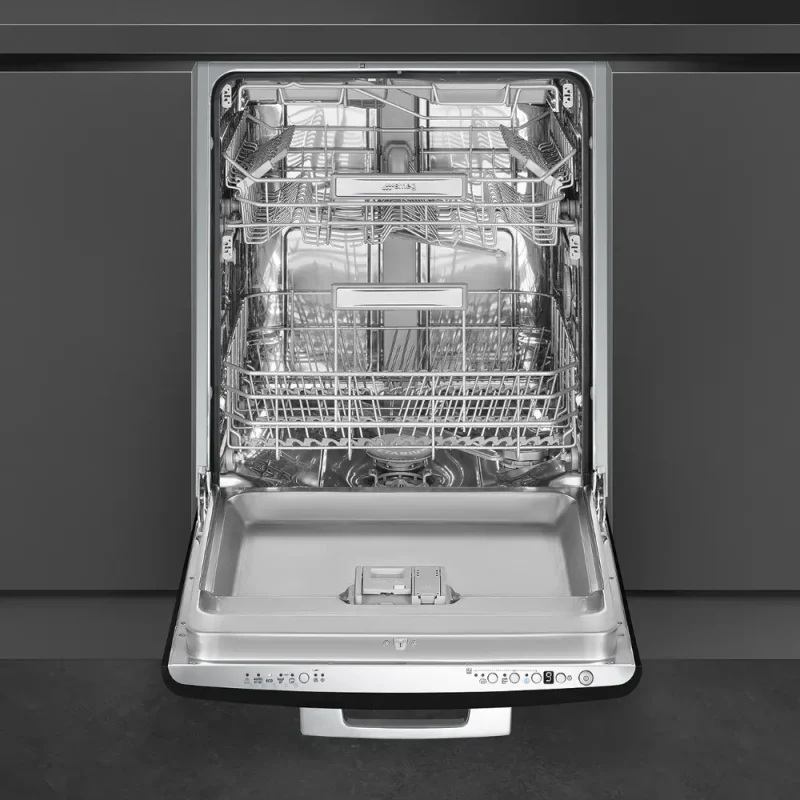 Máquina de Lavar Loiça Smeg STFABBL3 - Anni 50, Preta, 11 Prog, B - Image 2