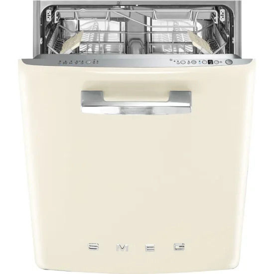 Máquina de Lavar Loiça Smeg STFABCR3 - Anni 50, Creme, 11 Prog, B