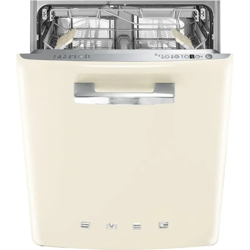 Máquina de Lavar Loiça Smeg STFABCR3 - Anni 50, Creme, 11 Prog, B